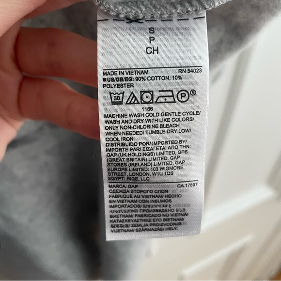 GAP Flounce Sweatshirt Dress - Picture 9 of 9